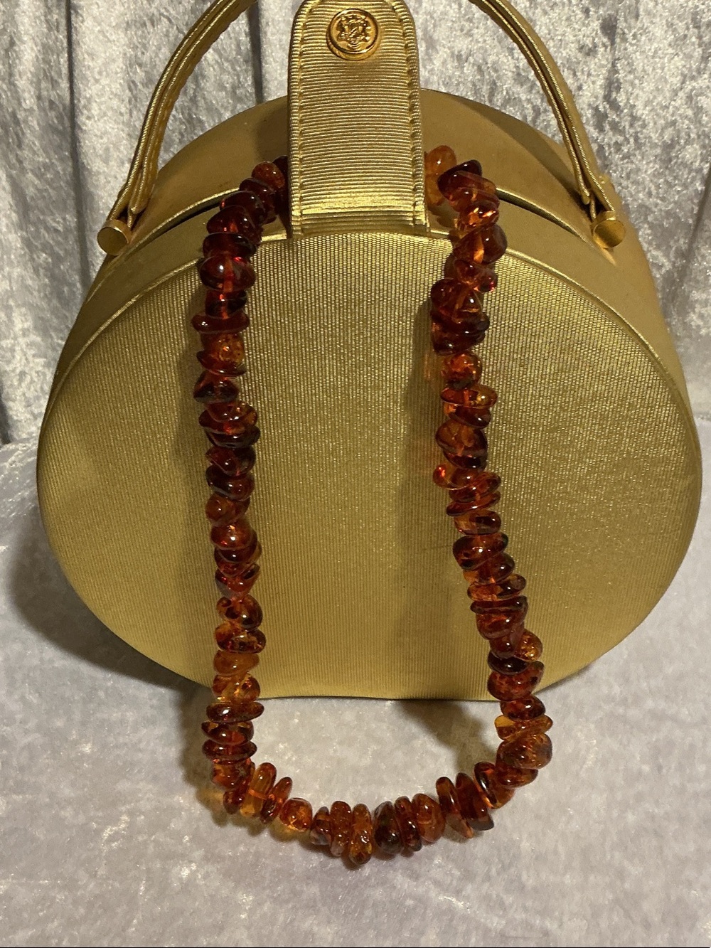 Amber Bead Necklace